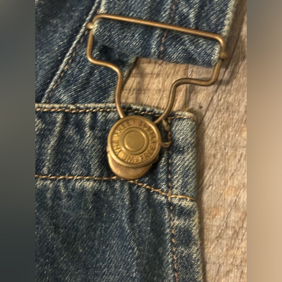 *NWT* FREE PEOPLE WAY BACK DENIM OVERALLS - Picture 6 of 14